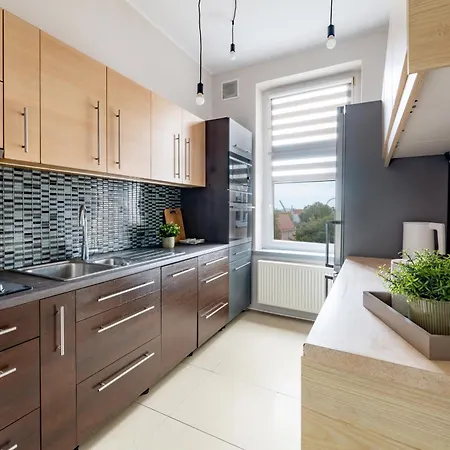 Stunning Apartment With Balcony Gdansk Exterior photo